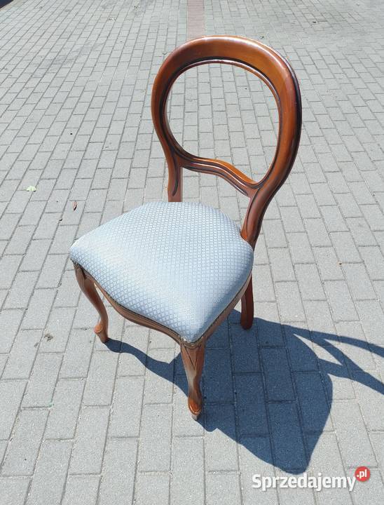 Stylowe drewniane krzesło w stylu Ludwik do Meble pomorskie Gdynia