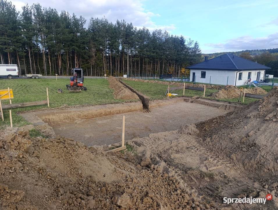 Usługi Minikoparką Wywrotką Fundamenty Przyłącza Kańczuga