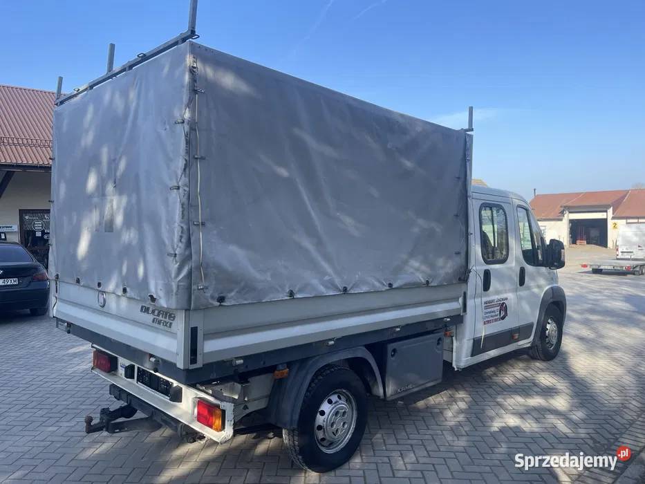 Fiat Ducato Doka Brygadówka Plandeka Skrzynia Janów