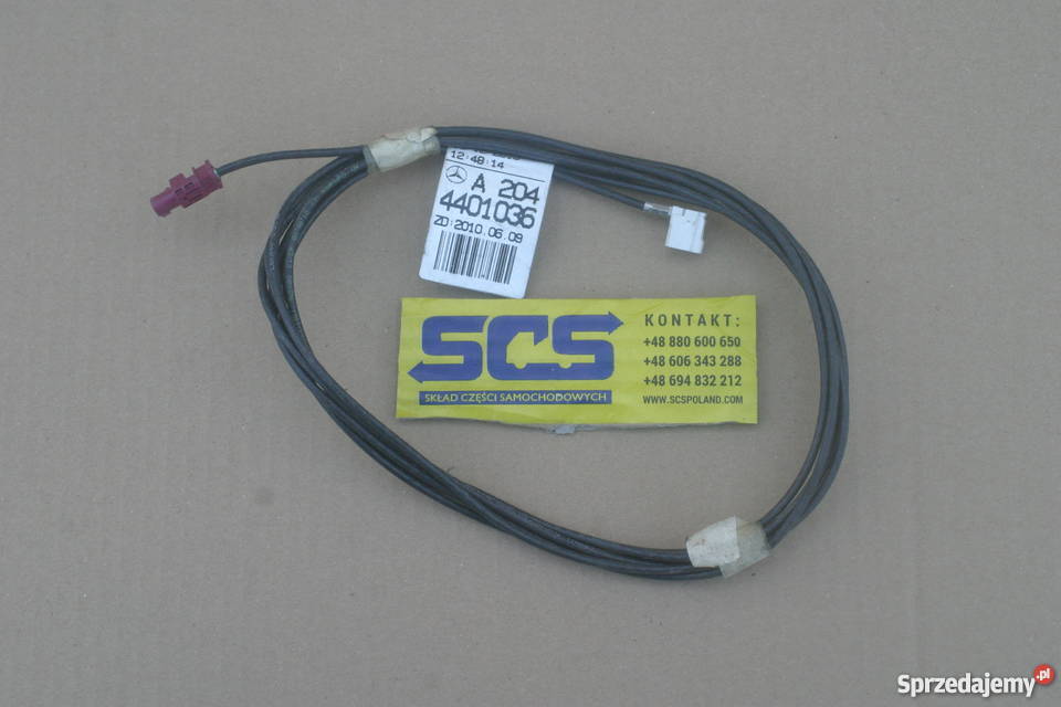 MERCEDES C KLASA W204 PRZEWÓD INSTALACJA GPS Bieleń