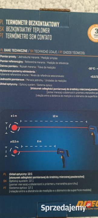 NITEO termometr bezkontaktowy NOWY Ełk