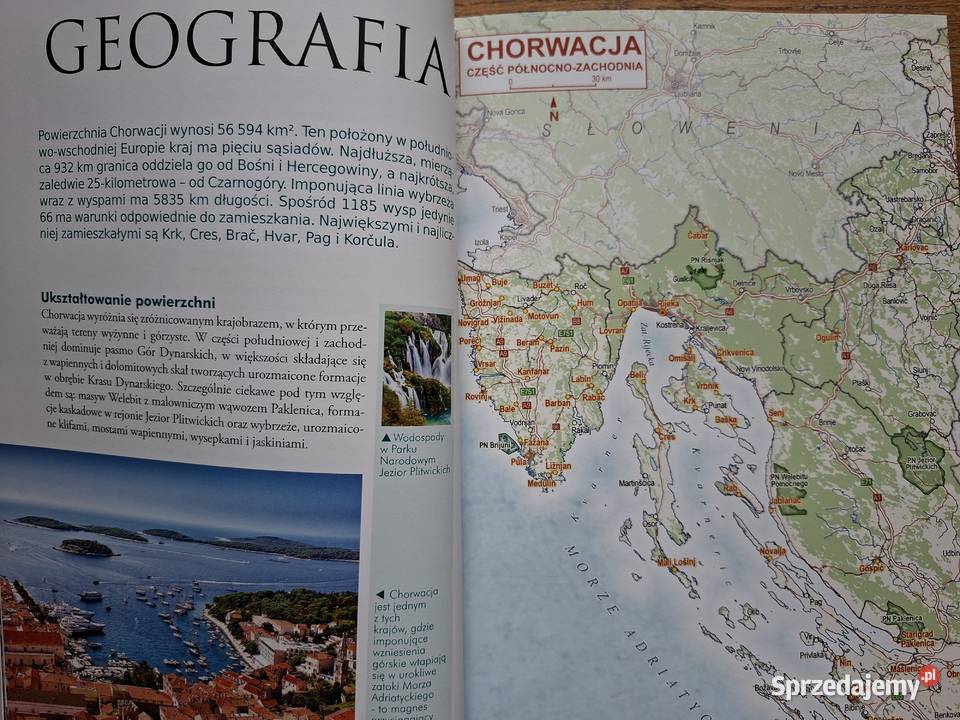 Atlas turystyczny Chorwacja Kraków sprzedam