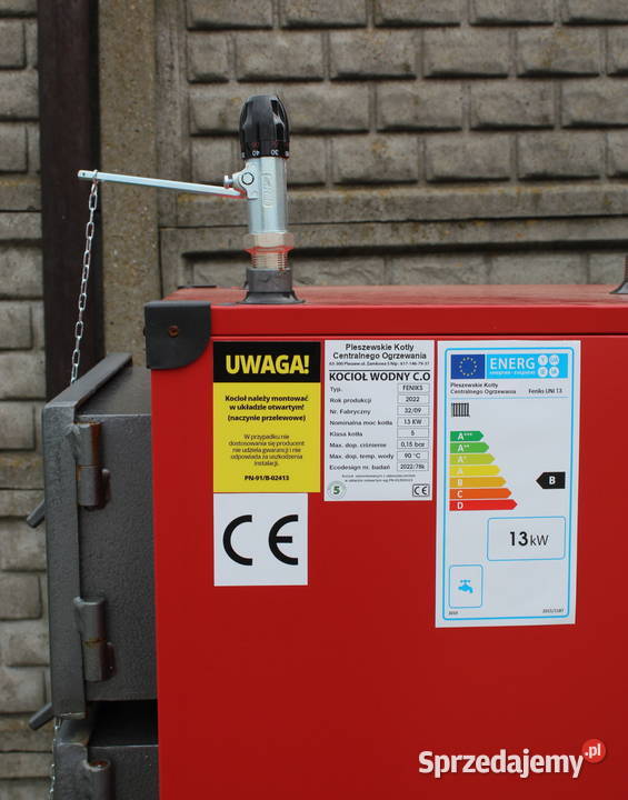 Węglowy KOCIOŁ 13 kW Klasa 5 Piece KOTŁY Węglowe