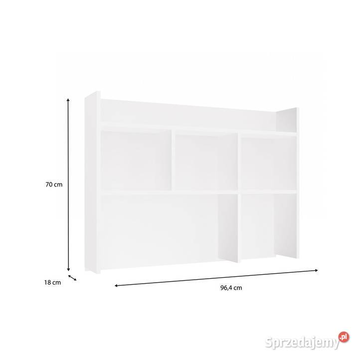 Nadstawka do biurka 100 biała 96.5cm