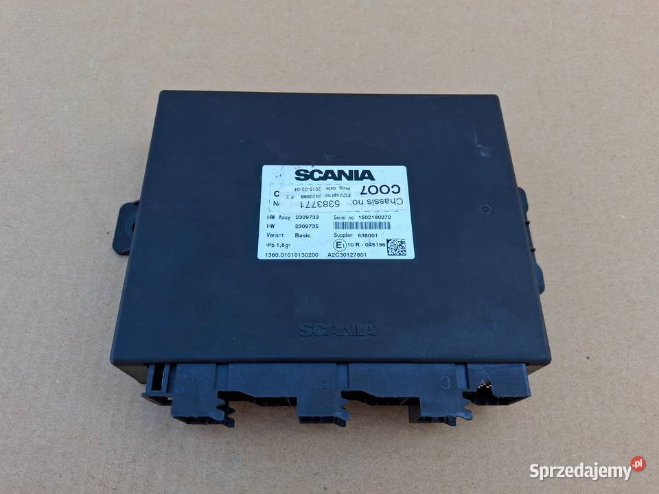 SCANIA STEROWNIK KOORDYNATOR KASETA C007 2309733 ciężarowe Bieleń