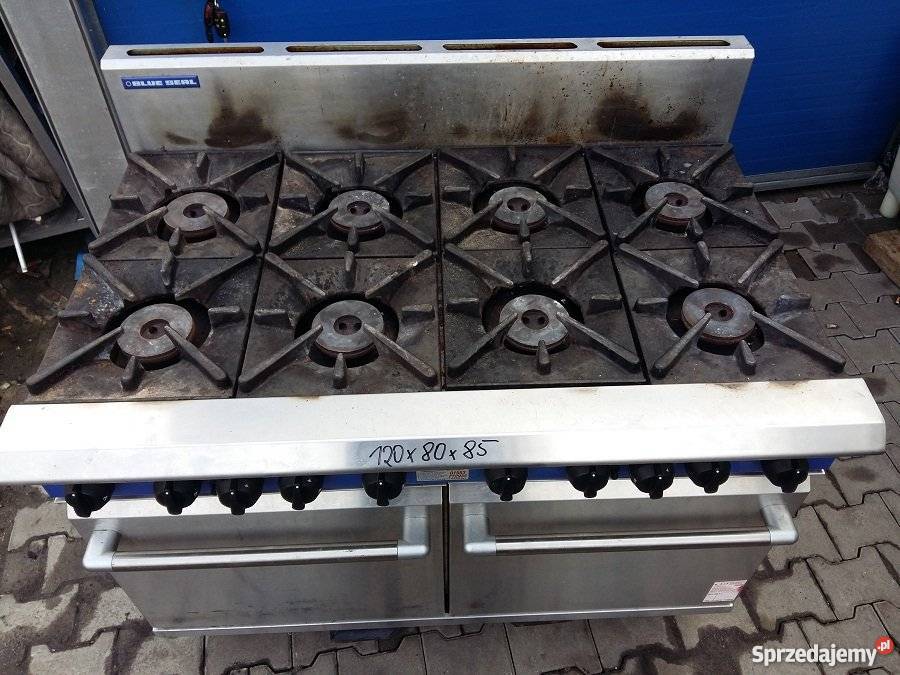 KUCHNIA GAZOWA 8 PALNIKÓW BLUE SEAL 120X80X85 Krotoszyn