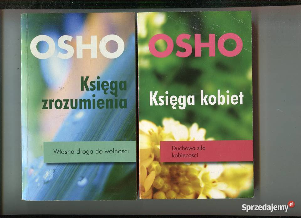 Księga zrozumienia OSHO Księga kobiet OSHO Szczecin sprzedam