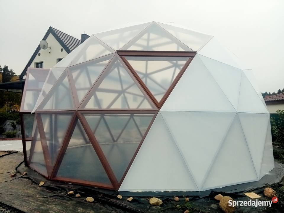 Kopuła geodezyjna 35m2 pod uprawy Kopuła dolnośląskie Jelenia Góra