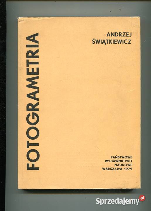 Fotogrametria Świątkiewicz Rok wydania 1979 Szczecin