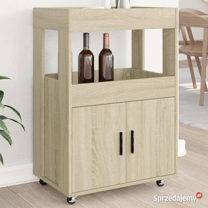 Wózek barowy dąb sonoma 60x395x89 WM848271 mazowieckie