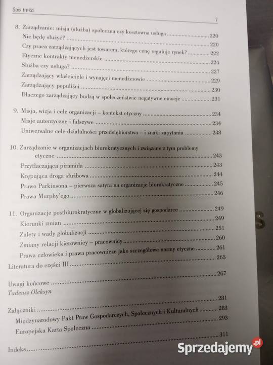 Etyka w biznesie i zarządzaniu książki sprzedam