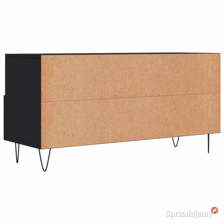 Szafka pod TV czarna 102x36x50 materiał Warszawa