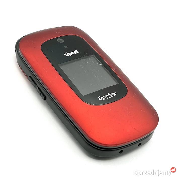 Telefon komórkowy TipTel Ergophone 6222 czerwony Warszawa