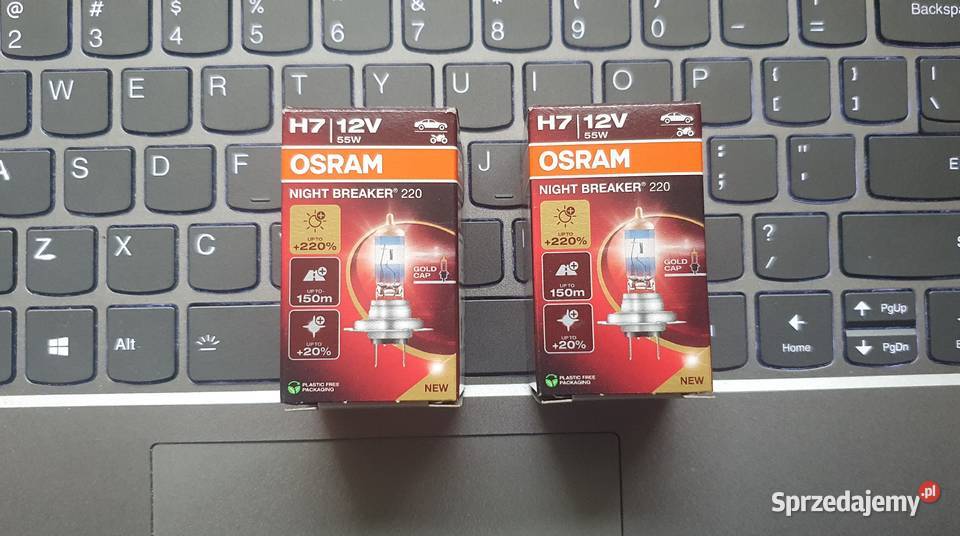żarówki H7 OSRAM Night Breaker 220 2 nowe dolnośląskie Wrocław