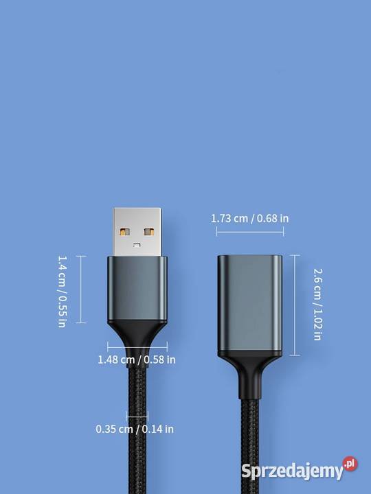 Przedłużacz USB 20 kabel długości 3m 300 Bydgoszcz