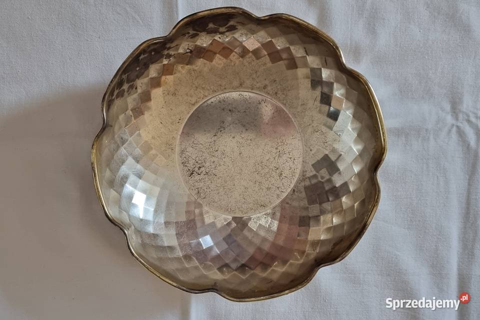 Metalowa misapółmisekpatera na owoce orzechy Warszawa sprzedam