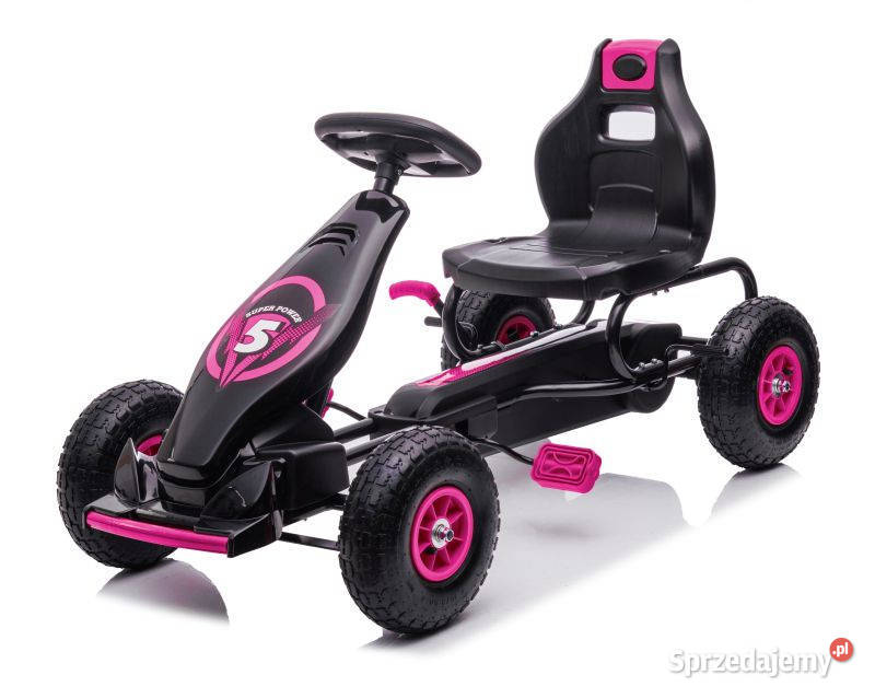 pojazd GOKART NA PEDAŁY pompowane koła auto Myszków