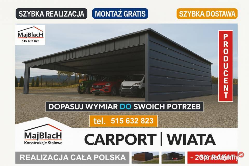 Altana Ogrodowa Zadaszenie do domu WIATA Altanka 36m2 Bielsko-Biała