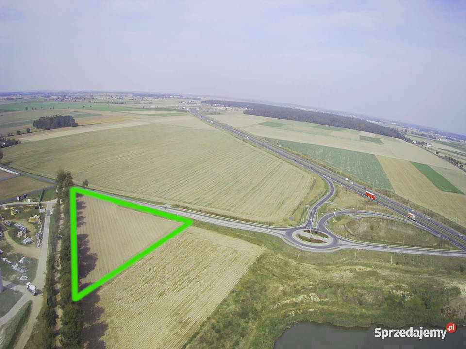 Działka zjeździe na Granowo Trasa S5 Stęszew sprzedam