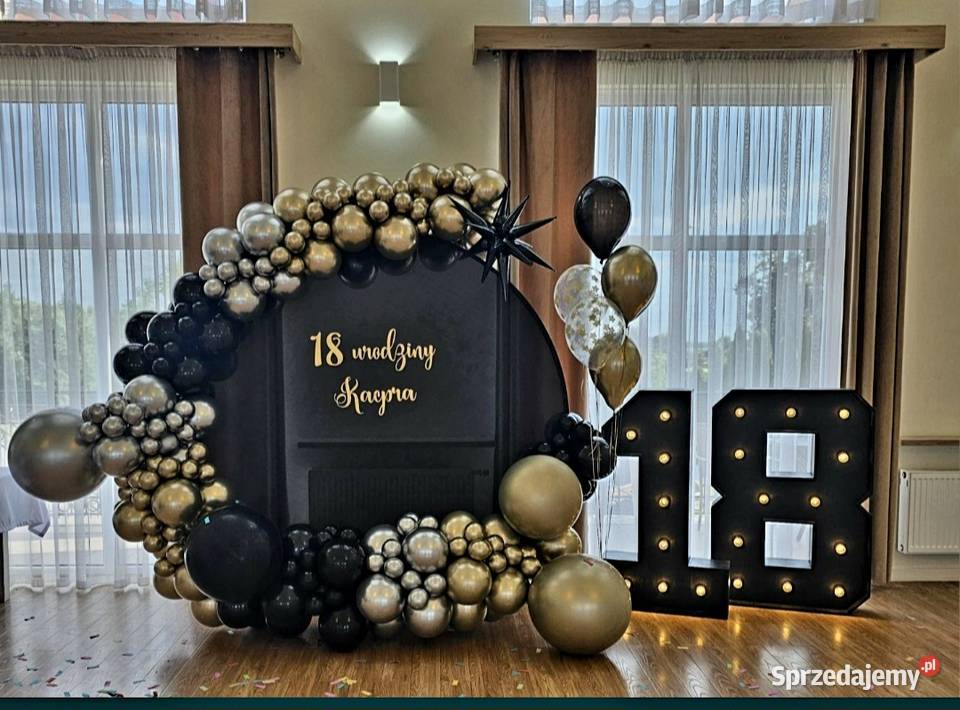 Wynajem cyfra 18 biała czarna Kultura i Rozrywka Leszno