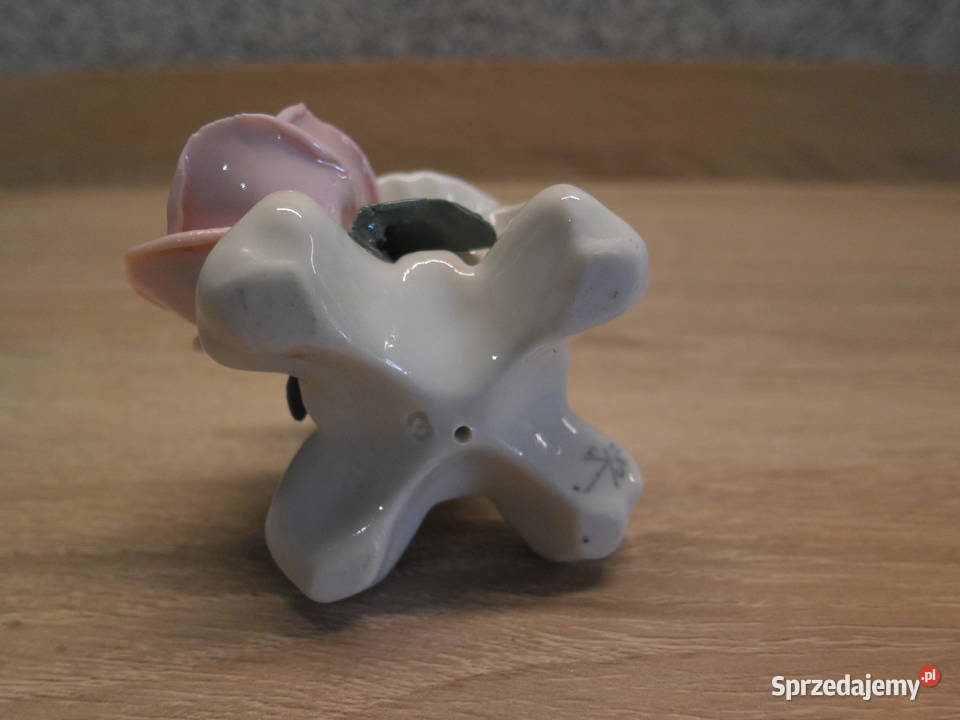 Świecznik Karl Ens Volkstedt Porcelana i szkło Antyki, Sztuka, Kolekcje