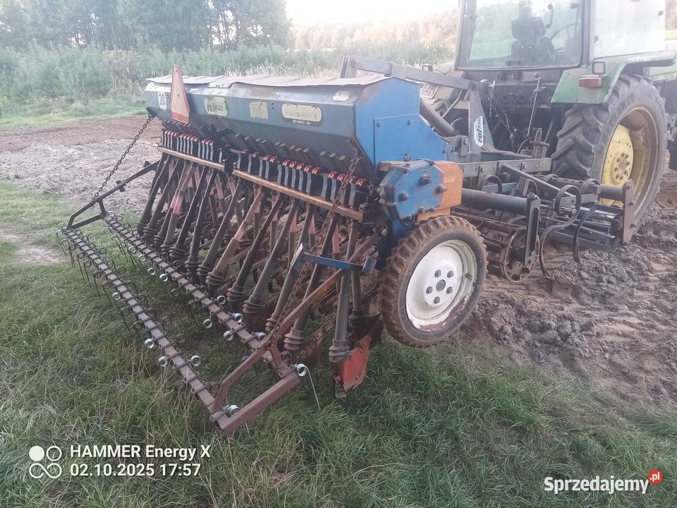 Zestaw uprawowo siewny 3m poznaniak rolmasz Połajewo sprzedam