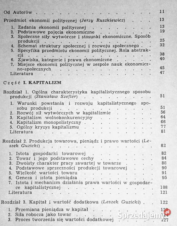 Ekonomia polityczna wyższych szkół technicznych Książki i Podręczniki Chełm