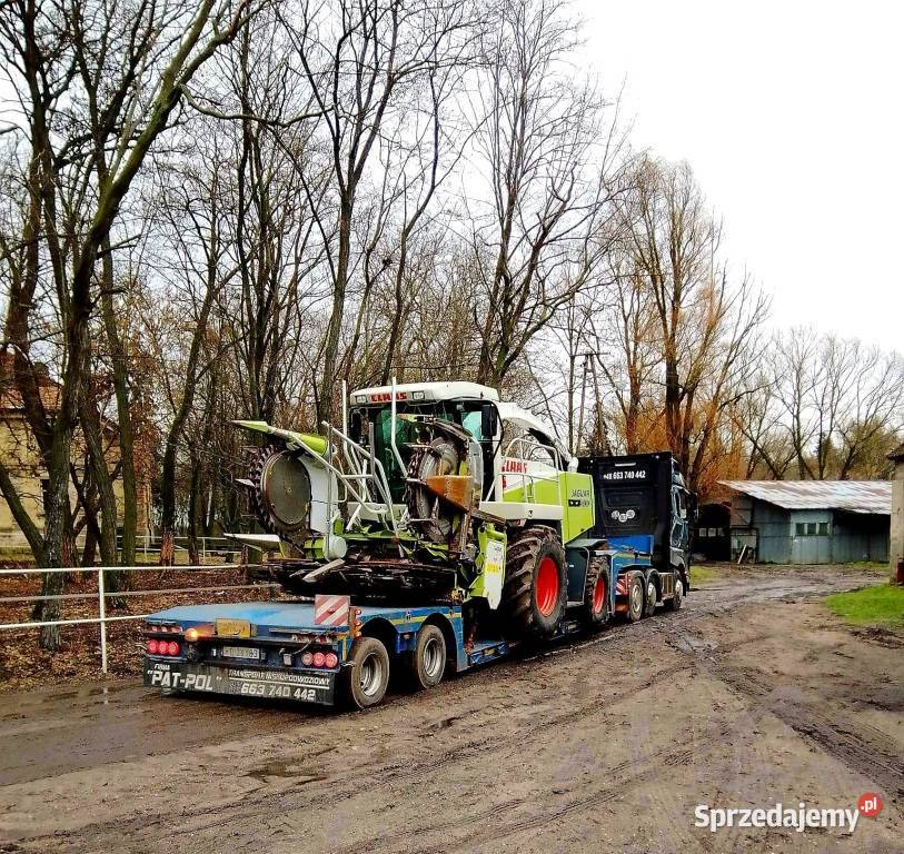 Transport maszyn budowlanych i rolniczych Łódź