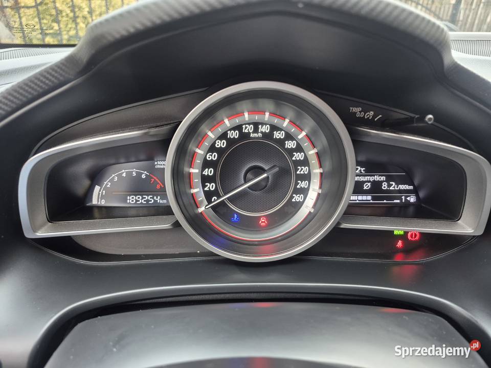 Mazda 3 Enso 20 120 2016 Czerwony