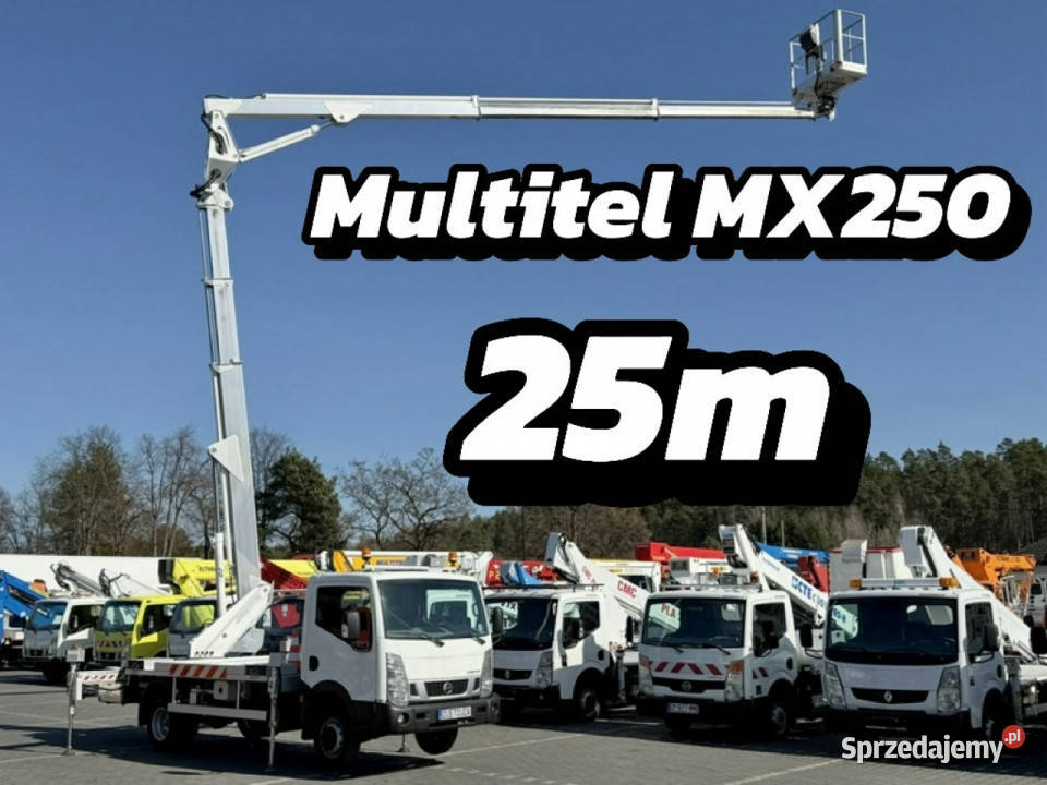 Nissan Cabstar Podnośnik Koszowy Zwyżka Multitel 2488cm3 Widełki