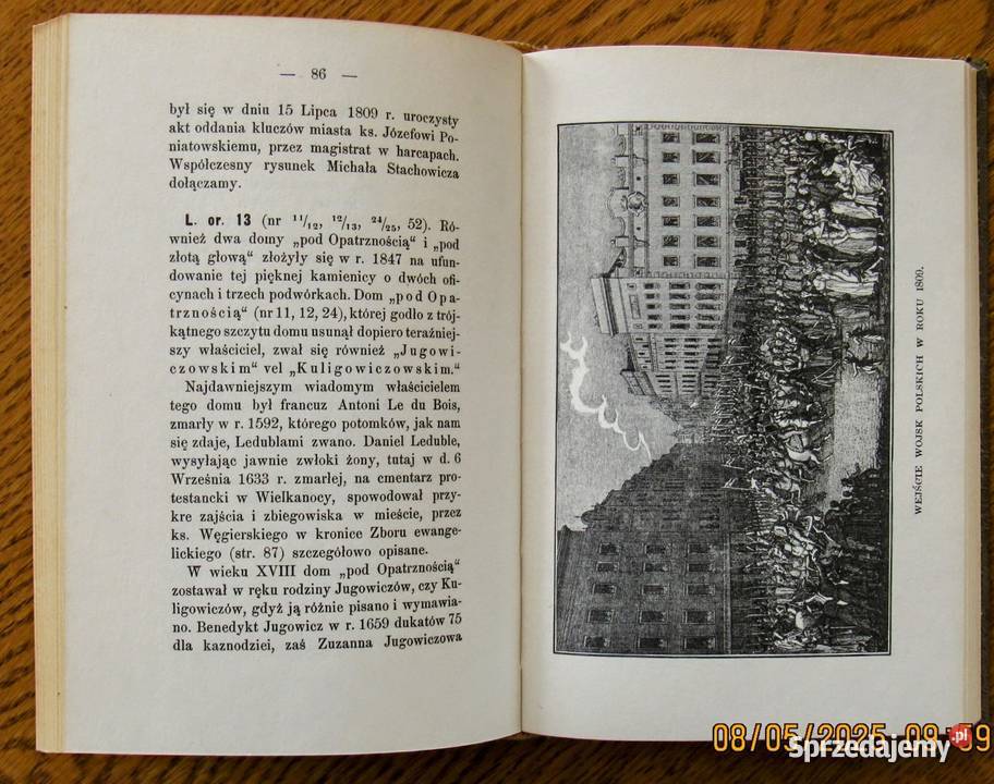 Reprint z ilustrowanymi opowieściami o dawnym Antykwariat Bychawka Trzecia sprzedam