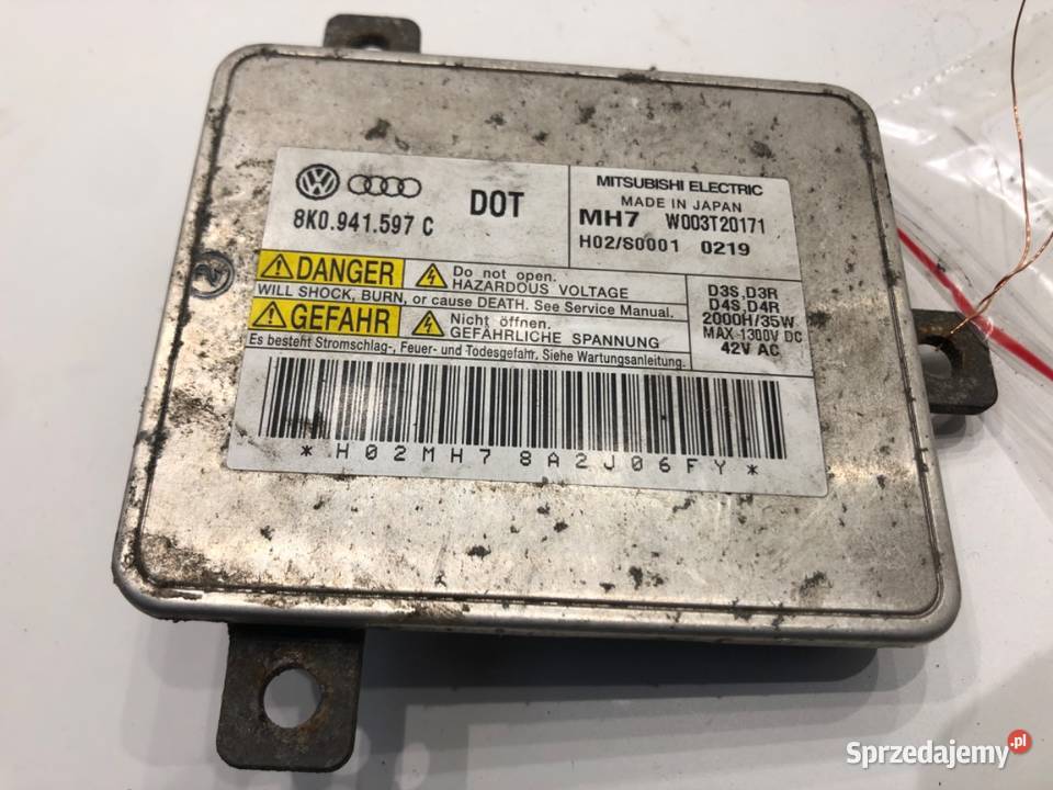 PRZETWORNICA XENON AUDI A4 B8 8K0941597C 0715 podkarpackie