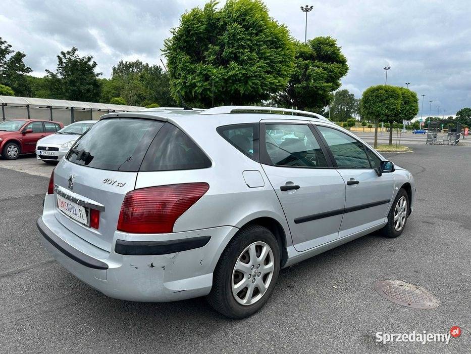 Peugeot 407 SW 16 Diesel 2006 Climatronic 226968km Łódź sprzedam