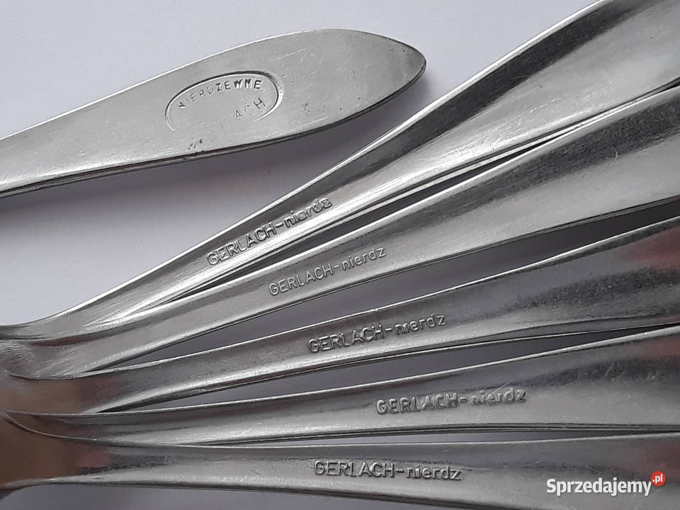 Łyżeczki do herbaty wz KROPLA WODY Gerlach śląskie Dąbrowa Górnicza