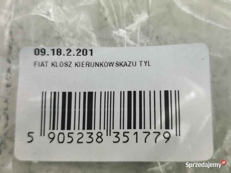 KLOSZ KIERUNKOWSKAZU LEWY PRZÓD FIAT PANDA 2003 sprzedam