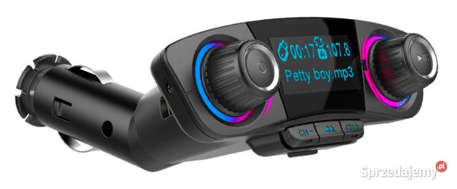 Transmiter FM odtwarzacz USB ładowarka podkarpackie