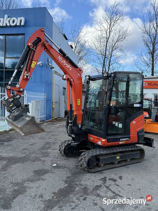 Używana minikoparka Kubota KX-027 - tylko 200 Mth!