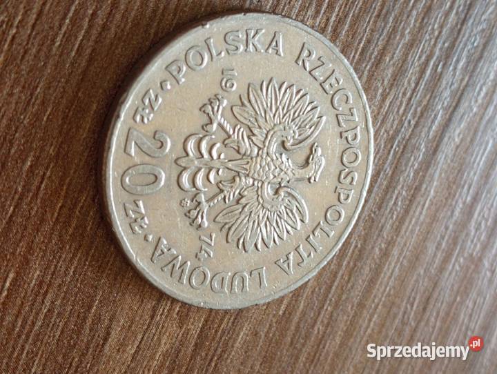 Sprzedam monete 20 zl 1974 r bzm Marceli Nowotko Chełm