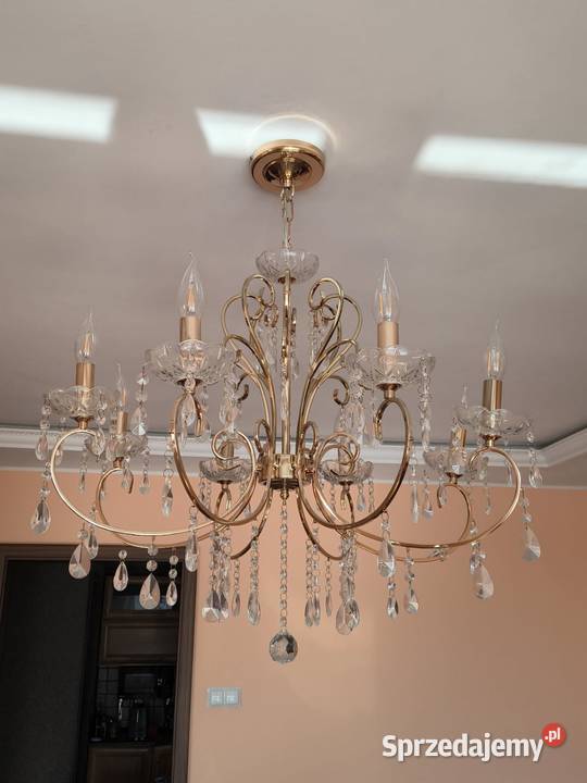 Żyrandol na osiem żarówek pomorskie Przodkowo