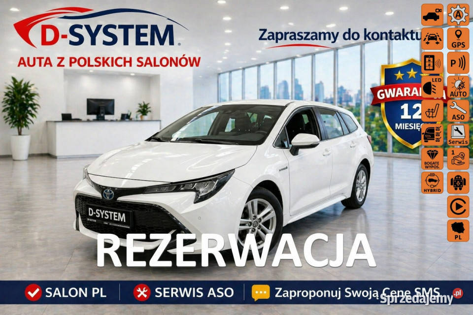 Toyota Corolla 21 Salon Polska 18 HYBRID 1wł z Zarejestrowany w Polsce Białystok
