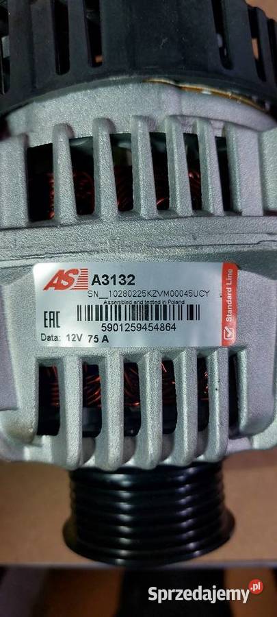 ALTERNATOR Renault A3132 12V75A Porąbka sprzedam