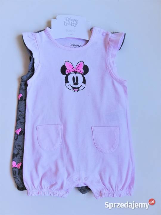 Nowy 2 Pack rampersów Cool Club Minnie Mouse 80 Katowice