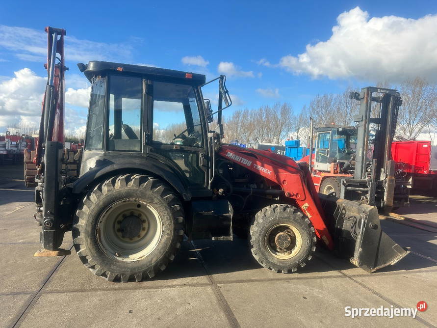 Koparko ladowarka kolowa Manitou Terex tez Warszawa