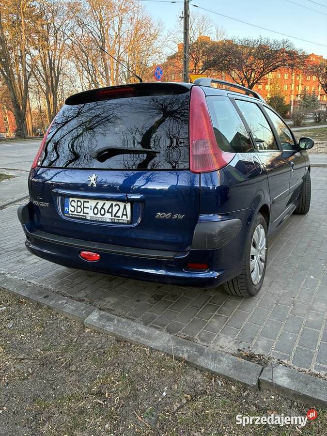 Peugeot 206 14 benzyna 206 śląskie Zawiercie