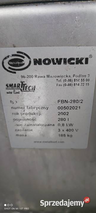 Nastrzykiwarka Nowicki MH 280 Dobieszowice