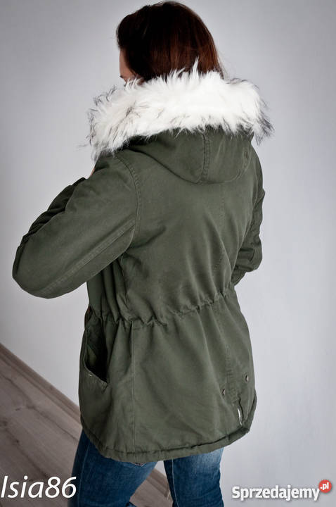 Kurtka Parka Eco FutroKhakiArmy Green Kraków