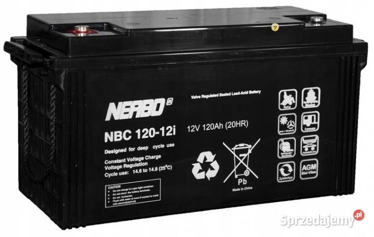 Akumulator do łodzi silnik elektryczny 120Ah NBC Rok produkcji 2024 Jelcz-Laskowice