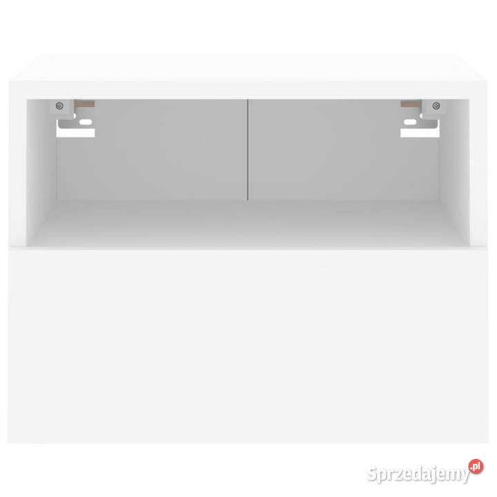 Ścienne szafki TV 2 białe 40x30x30 WM836841 RTV