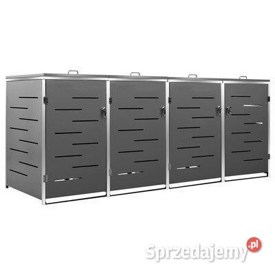 vidaXL Osłona na 4 kosze na śmieci 2765x775x1125 sprzedam