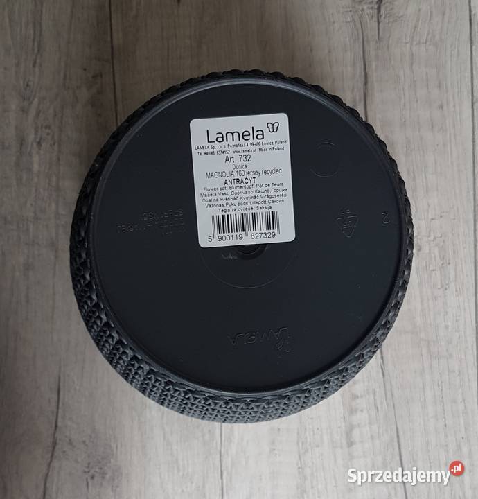 Doniczka Lamela antracyt Magnolia Jersey fi 160 Chrzanów sprzedam
